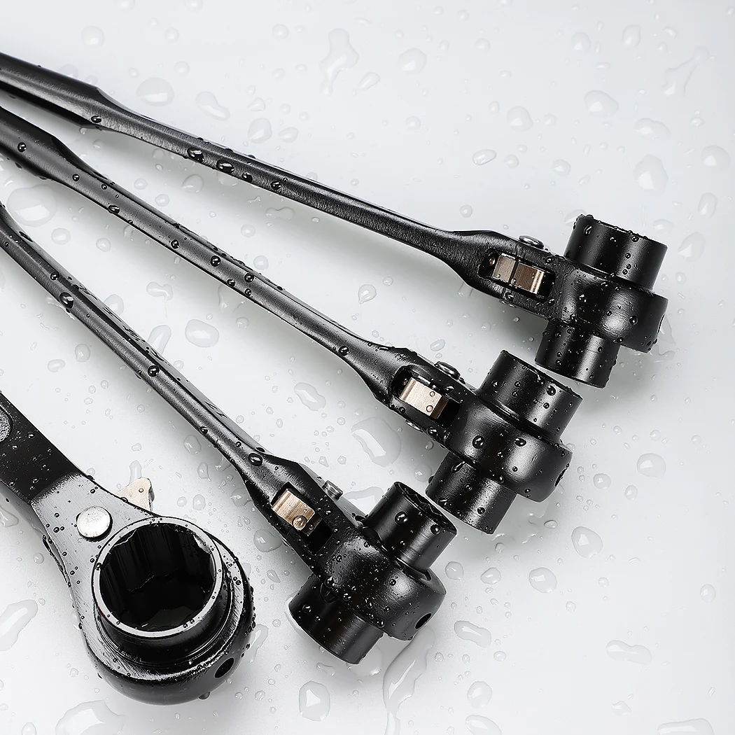 2024 Sharp Tail Ratchet Wrench Quick Spanner Automatic Wrench Bidirectional Gear Wrench Spud Ratchet Spanner