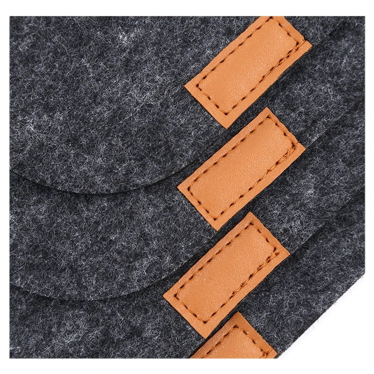 
felt woven placemats set of 6pcs table mats non slip heat resistant placemats wool felt placemat 