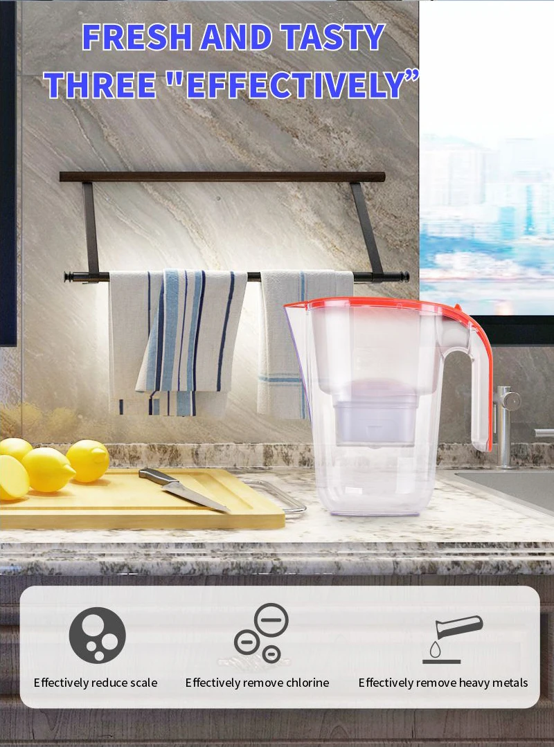 OEM&ODM Alkaline Water Filter Pitcher Jug filter Alkaline Water Device Filter Pitchers