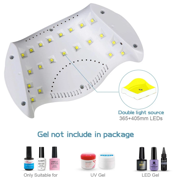 UV Led Lamp With Timer Nail Gel Lamps 40W UV Lamp Lights Nail Gel Dryer Digital Nail Art Machine