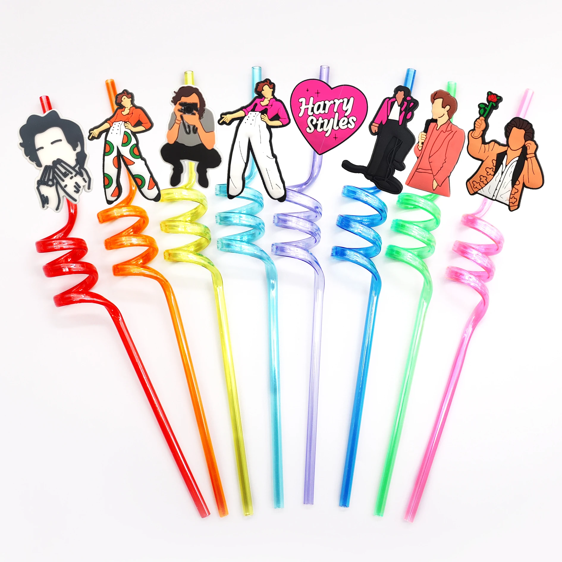 Harry Styles Straw Topper Charms New Arrival Croc Charms Straw Topper Charms For Bar Accessories