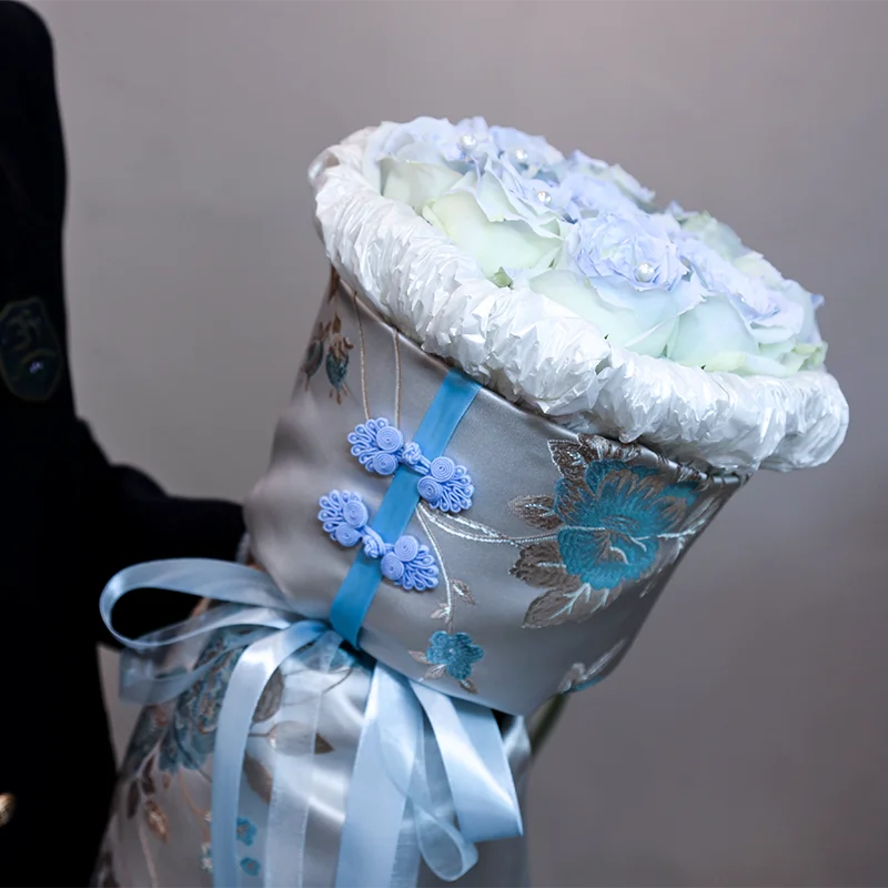 JAYWOOD New Design Flower Packaging Barrels Supplies Material Bouquet Bucket Plastic Flower Arranging Container Moulds