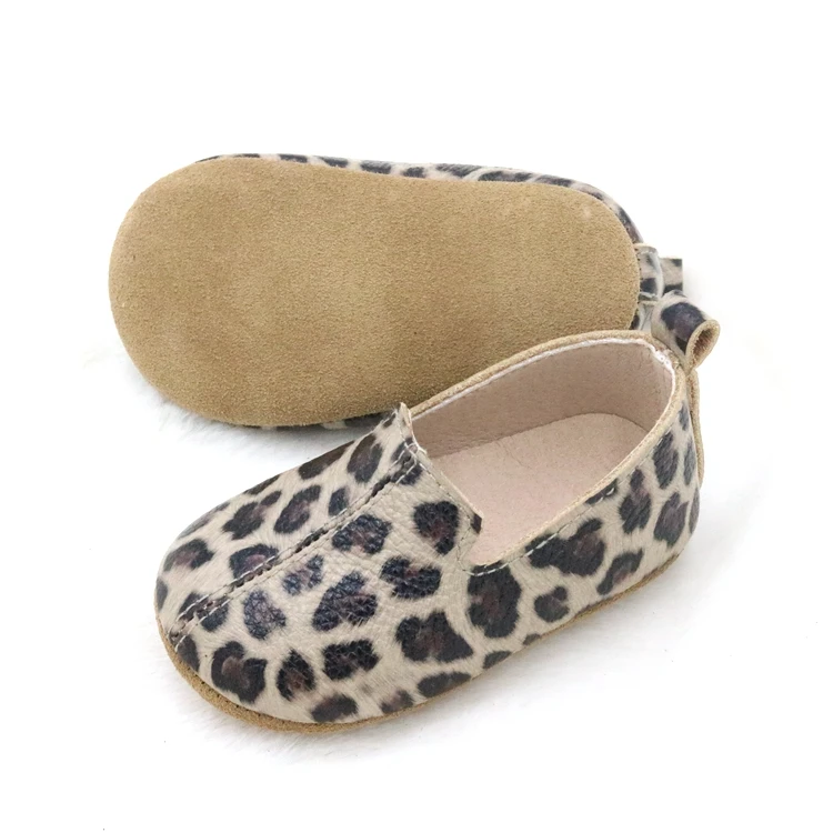 New Design Speckle Leather Cartoon Baby Girl Slippers Shoes