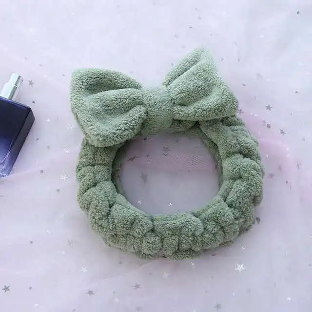 Повязка для волос из кораллового флиса