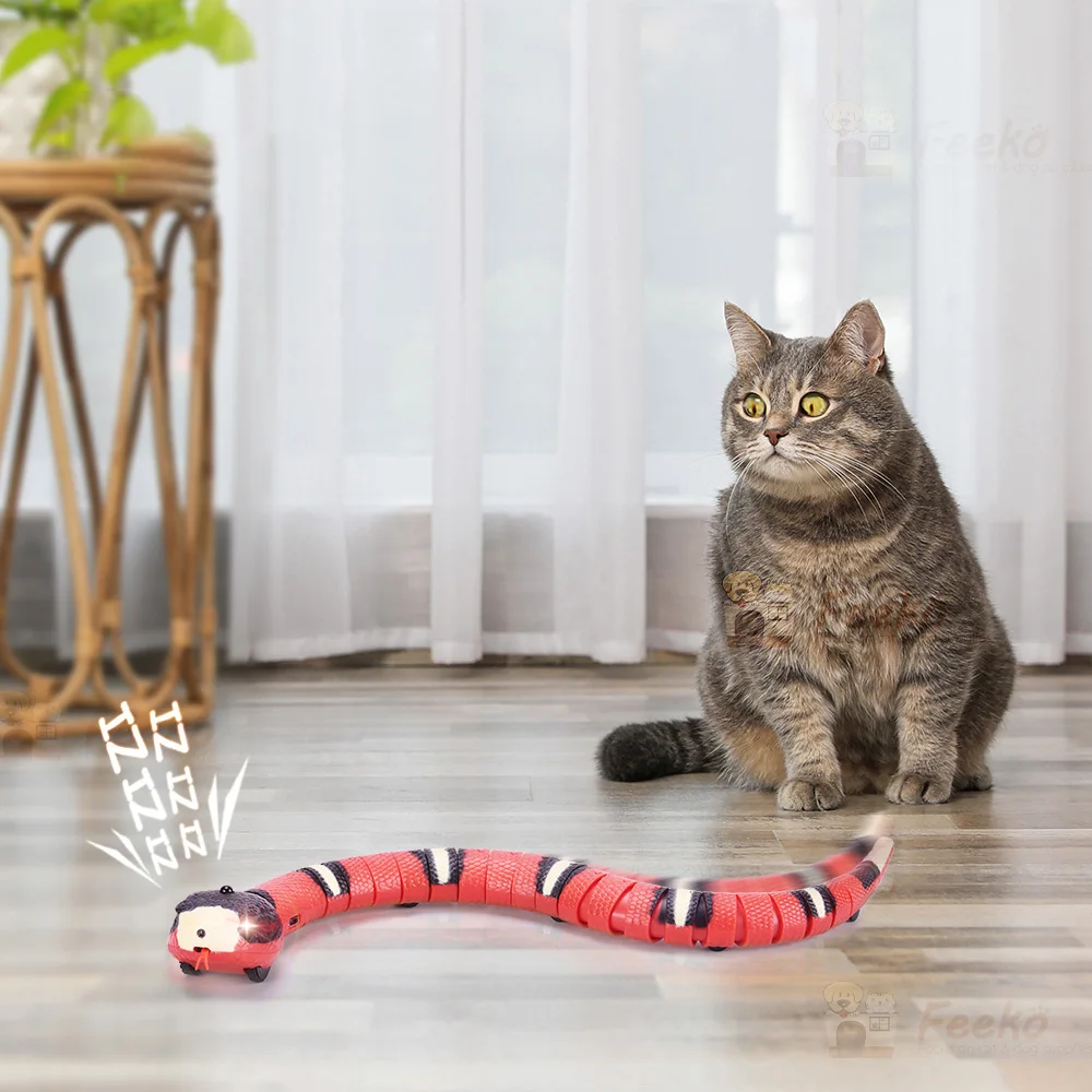 Smart Sensing Snake Toys Interactive Electronic Pet USB Charging s Accessories For Game Play Toy