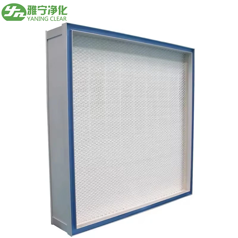 High Efficiency Laminar Flow Air Filter HEPA Filter Gel Seal HEPA Filter For Clean Room