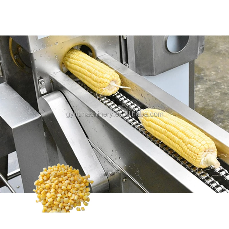 Hydraulic fresh corn seed removing machine sweet corn removing peeling machines