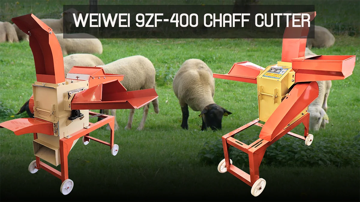Weiwei 9ZF400 diesel engine grass chopper hammer mill chaff cutter grass crop cutter for sale