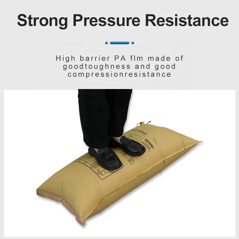 Inflatable PP Woven Kraft Paper Air Dunnage bag for Container Shipping
