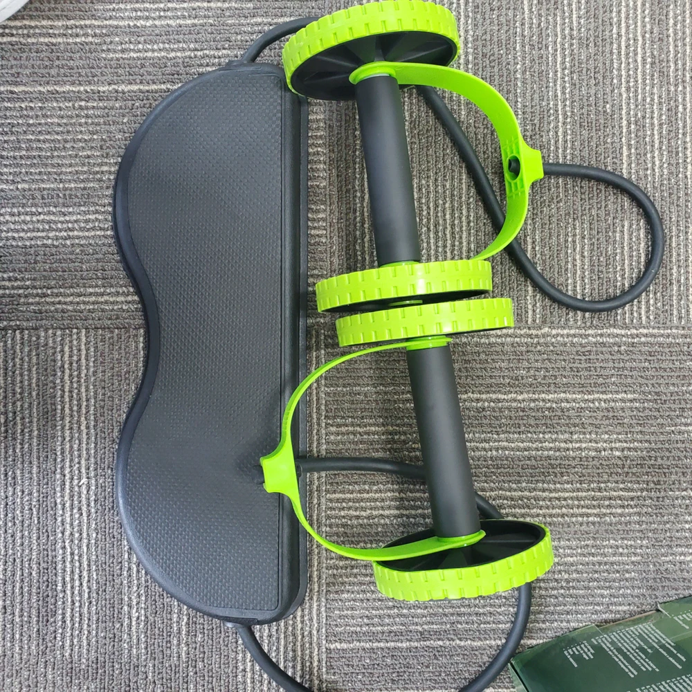 Multi Function Double Roller Wheel, Exercise and Fitness Wheel for Home Gym,Abdomen and Arm Home Workout Equipment Waist Slim