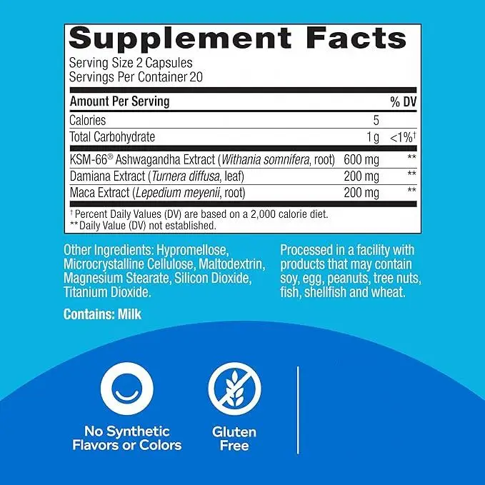 OEM Libido Booster Gummies with Ashwagandha, MACA  Boost Desire For Men and Women Vegan Supplement