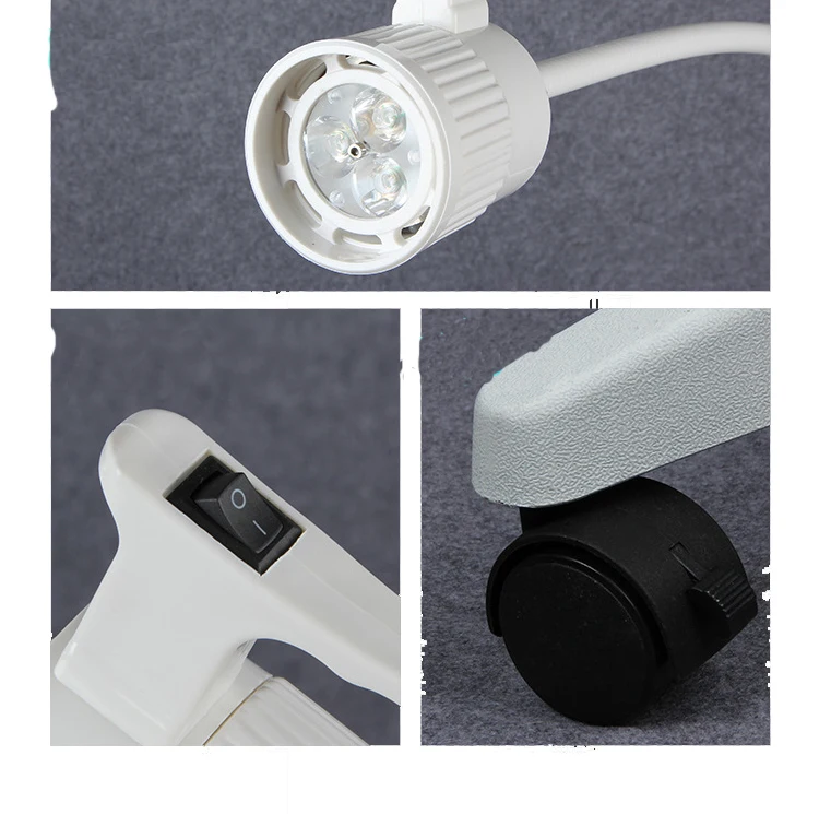 Mobile bendable Surgical auxiliary lighting LED light universal wheel adjustable height hospital use