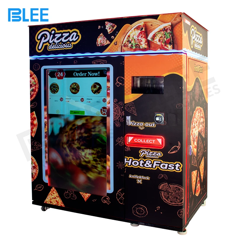 Competitive price self-service hot pizza oven vendo machine automatic heating fast vending machine for pizza