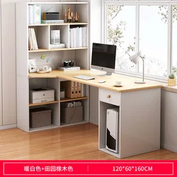 Office Computer Desk Table Writing Desk Storage Shelf Bookcase Student Study