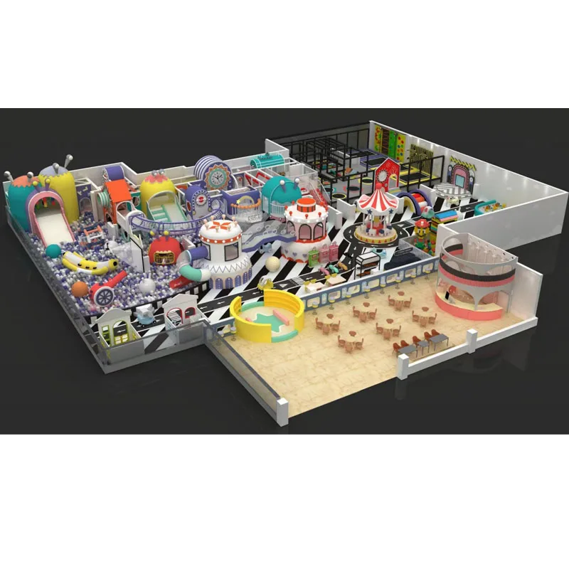 Commercial Indoor Playground Kids Softplay Equipment Candy Theme Mini Indoor Playground Entertainment For Kids Children