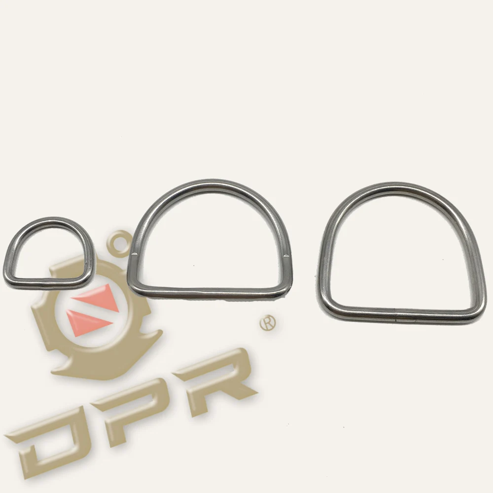 DPR Brand Marine Snorkel Stainless Steel D- Ring Welded Formed D-Ring  Scuba diving accessory with customized design