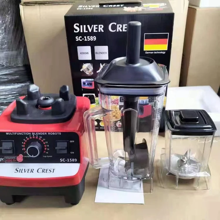 Блендер Silver crest 2 л 3000 Вт Большой мощный блендер для смузи
