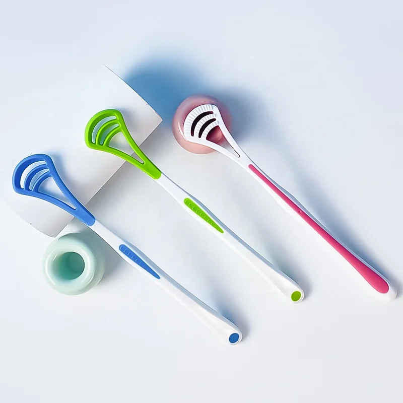 FROG OEM design tongue cleaner scraper wholesale adult tongue cleaner