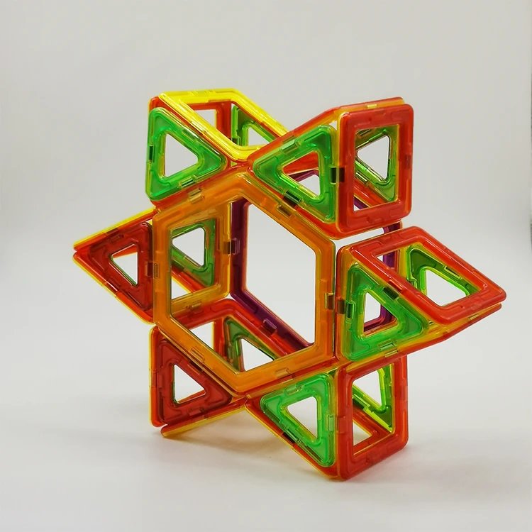 Magnetic Magnet 3-6-8 Years Old Boys and Girls Piecewise  plastic magnet blocks toys