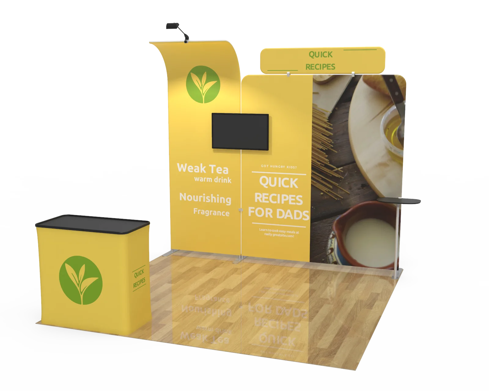 Pop up backdrops stand banner trade show custom design modular display for exhibition booth