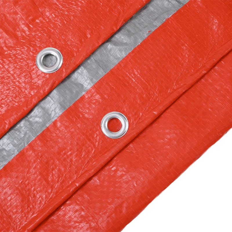 Polyethylene Plastic PE fabric Laminated Blue Orange Tarpaulin waterproof for tent and covers