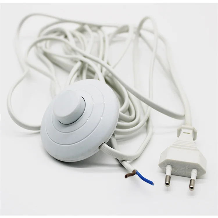 6ft E26 Pendant Light Lamp Socket, On-Off Switch Extension Hanging Lantern Cord Cable Foot Pedal Switch