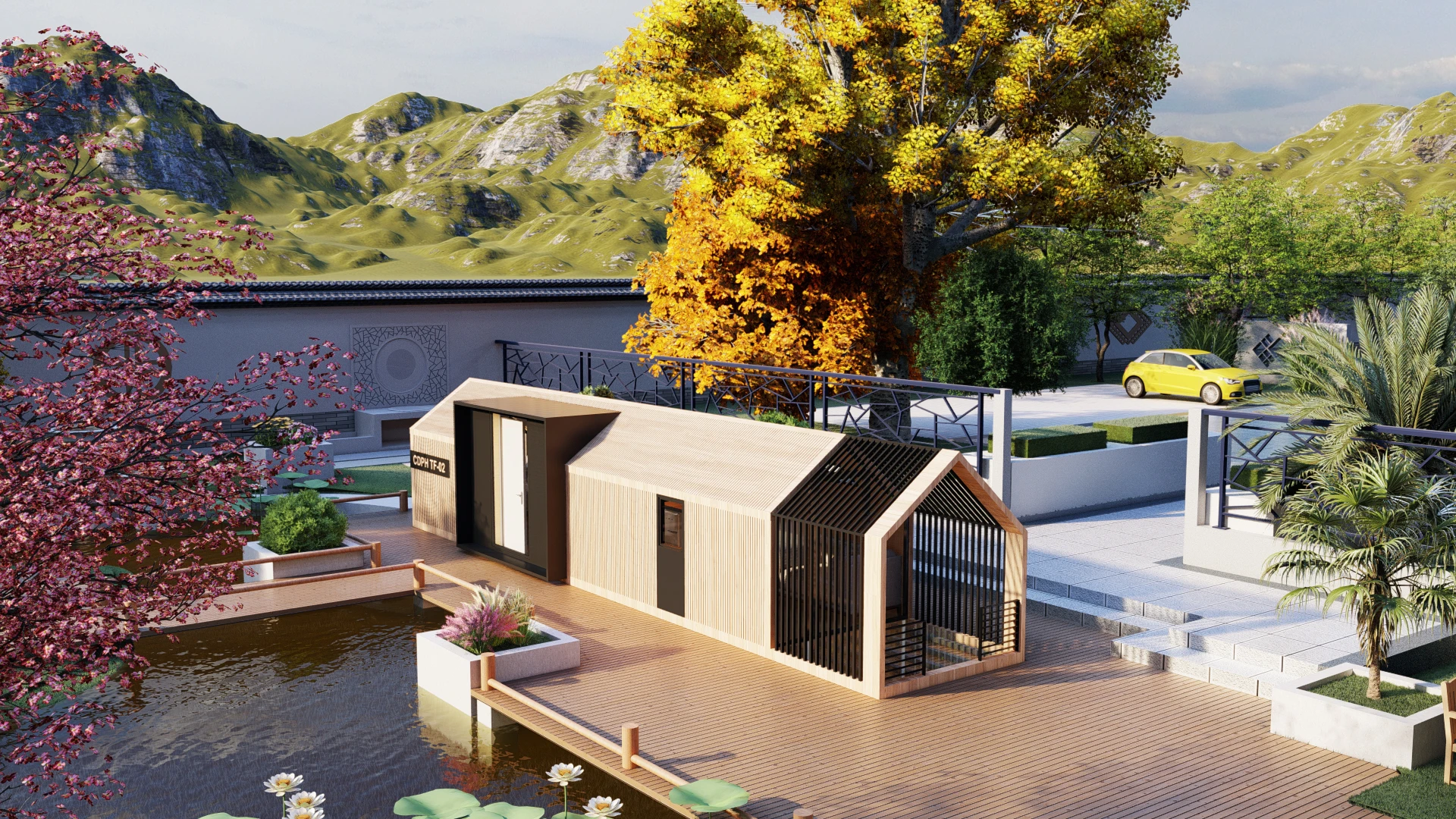 CDPH Factory Mobile Prefab House Portable Homes with Factory Direct Price Garden House Light Steel Villa Prefab House Modern