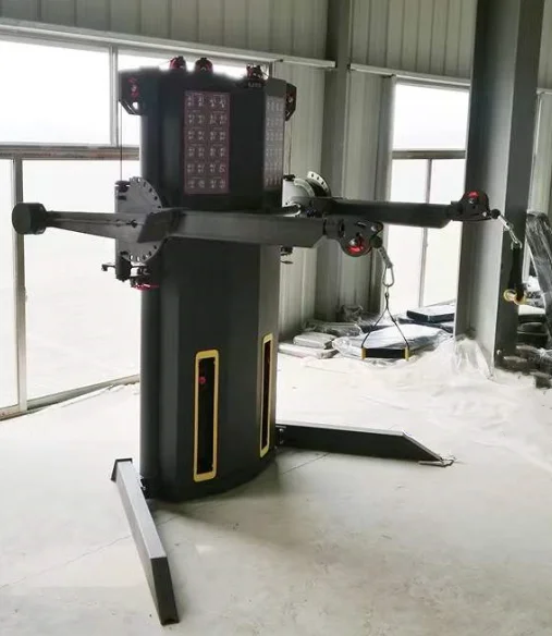 Muscle Training Fitness Equipment Dual Cable Crossover For Gym