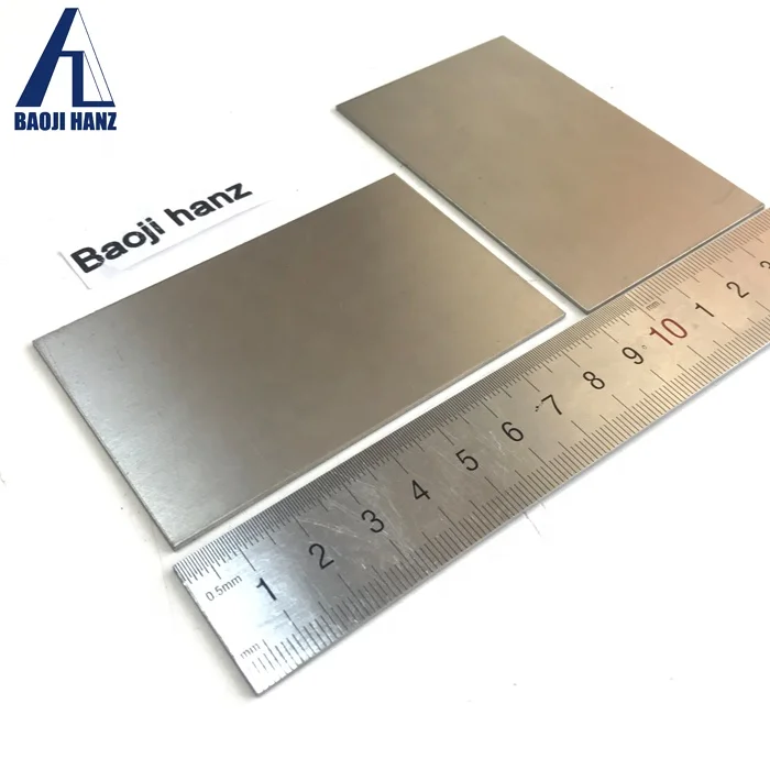 Титановый лист Baoji hanz Gr1 Gr2 Gr5 gr.9 1 5 мм 2 3 4 6 8 10 20 титановая пластина цена