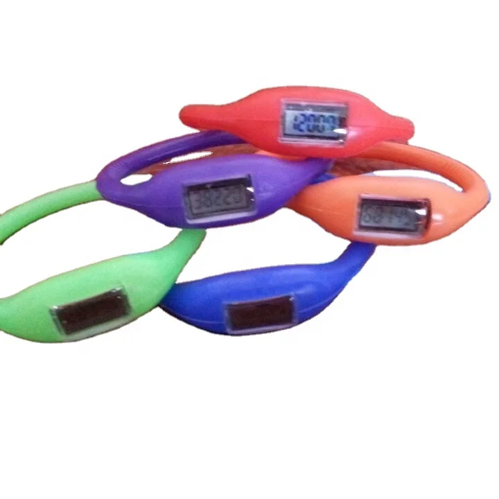 Silicone Bracelet Pedometer Digital Watch pedometer