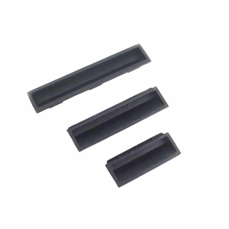 Black ABS Plastic Rectangular Filing Storage Tool Cabinet Embedded Inset Recessed Hidden Invisible Concealed  Pull Handle