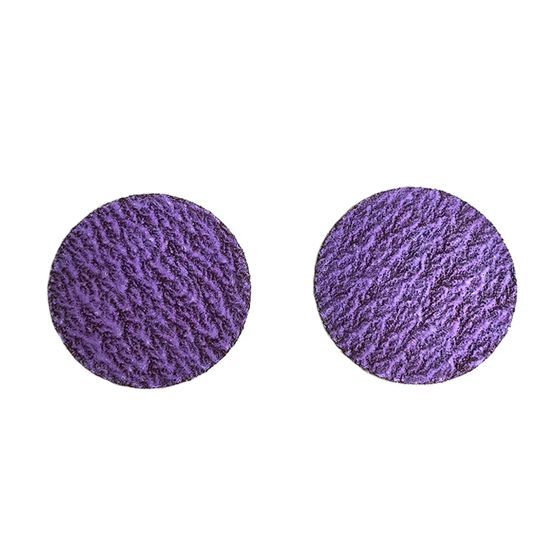 High Efficiently 2 inch 3 inch 36 Grit Ceramic Cloth Quick Change Laminated Disc For Grinding Stainless Steel And Metals