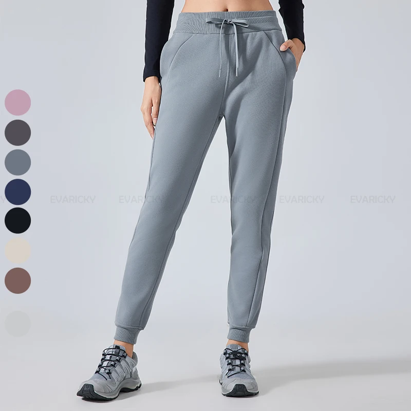 Latest Fashion Womens Casual Baggy Pants Jogging Plazzo Strech Pants For Women Fitness New Styles