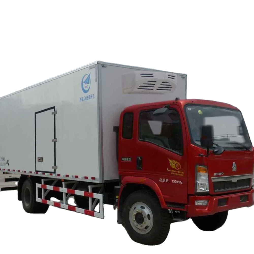 SINOTRUK HOWO 8X4 Delivery Van Prices Reefer Truck Refrigerated Van