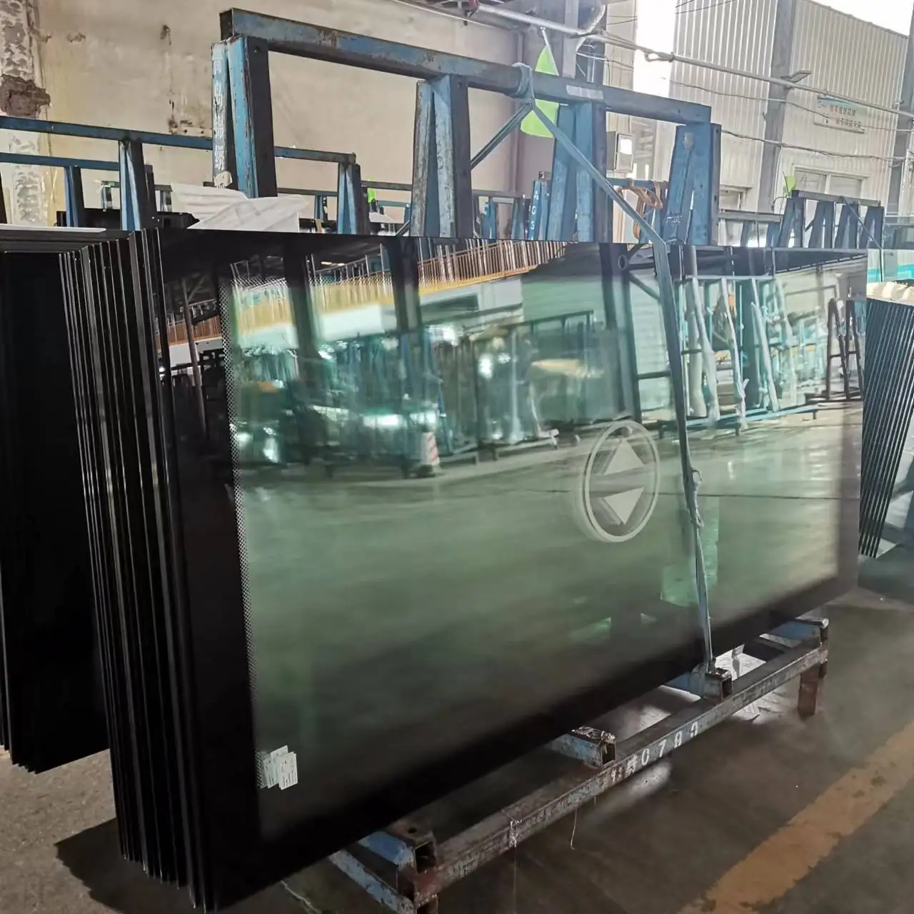 10mm Ceramic Fritted Toughened Glass Heat Soaked Test for PSD