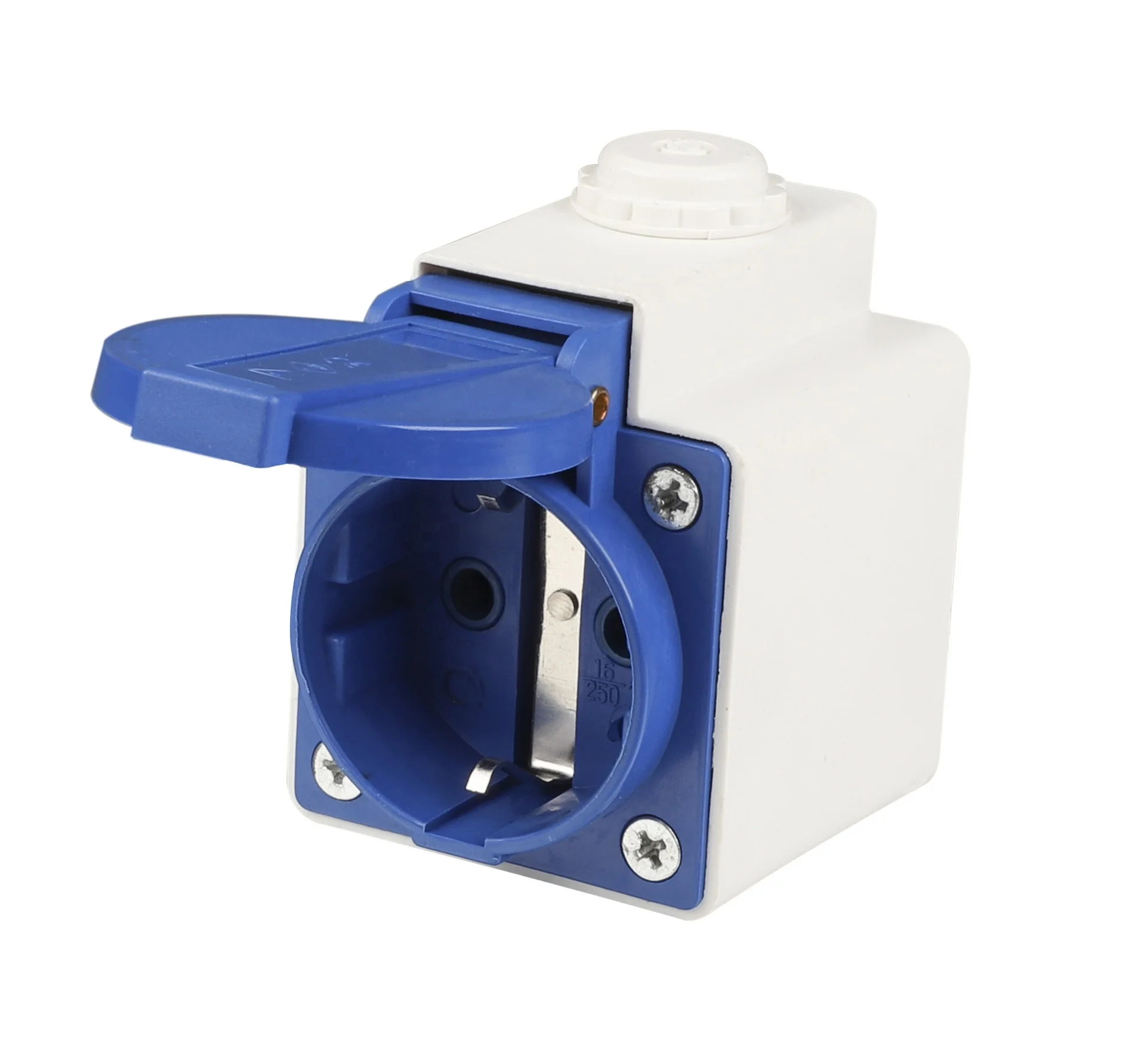 CEE IP44 220v 16a 2 Pin European Germany Schuko Wall Socket