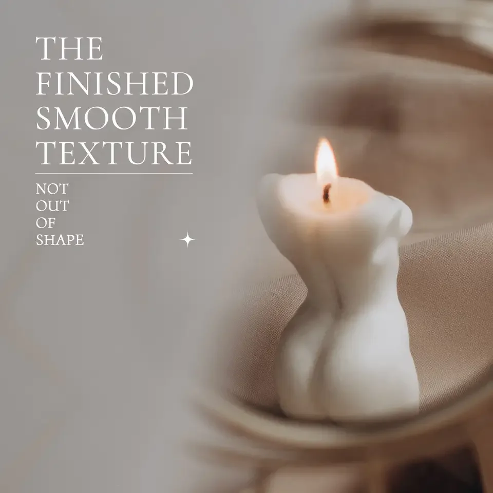 Fashion Favorite Quality DIY Clay Process Durable Custom Silicone Candle Mold for Candle Making Silicone Candle Mold