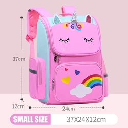 Free Samples Custom Logo Unisex Toddler Children Schoolbag Cartoon Unicorn Bag Bookbag School Backpack For Kids