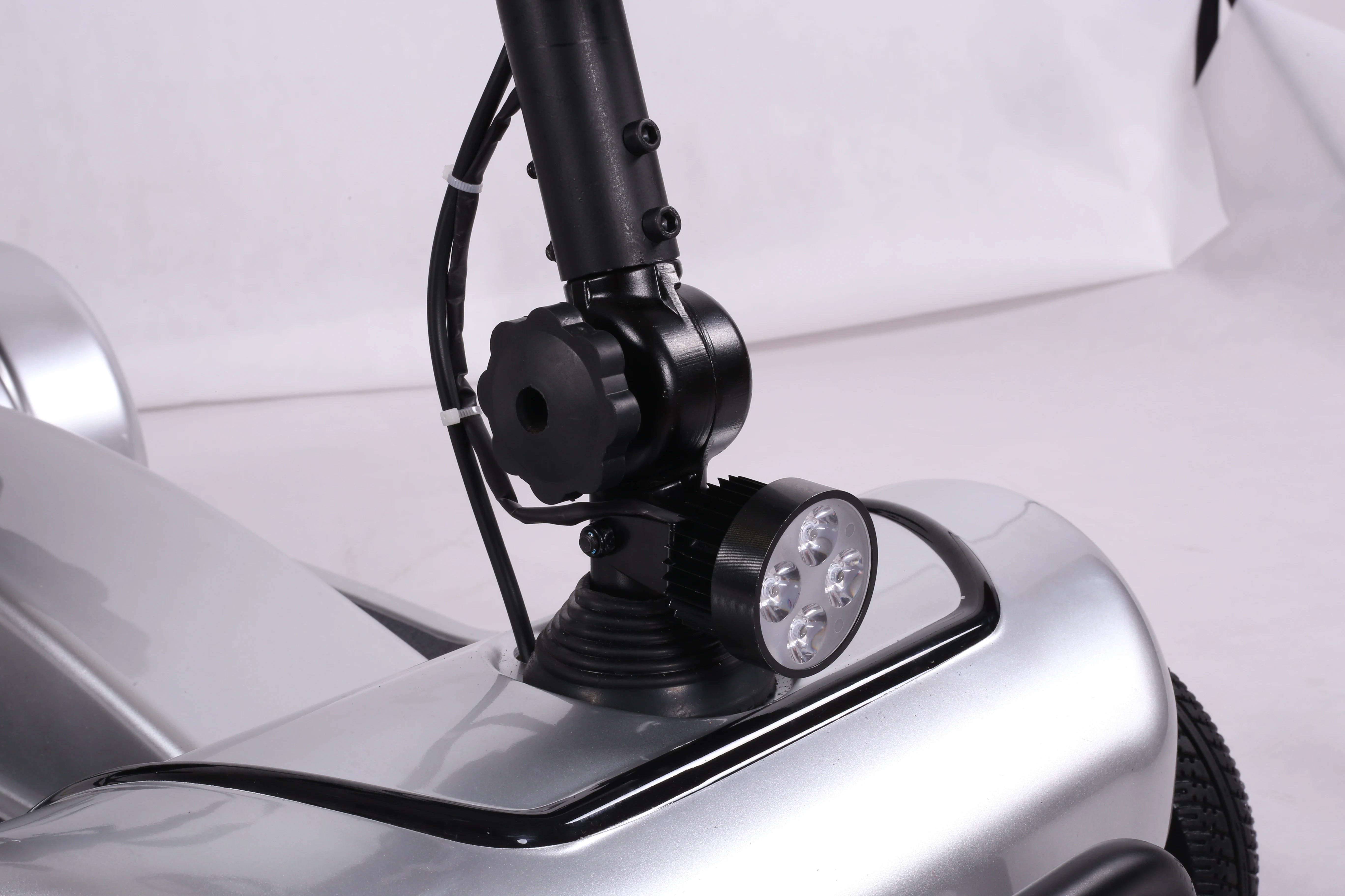 Mini electric foldable scooter mobility with four wheels