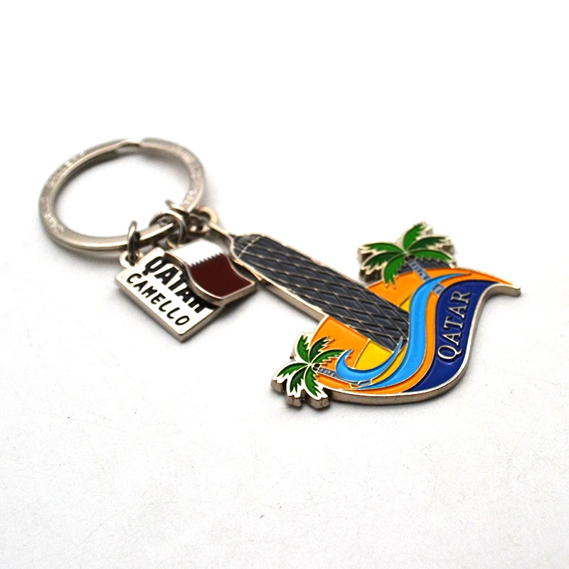 Изготовленный На Заказ жесткий эмалированный брелок дешевый серебряный брелок для ключей