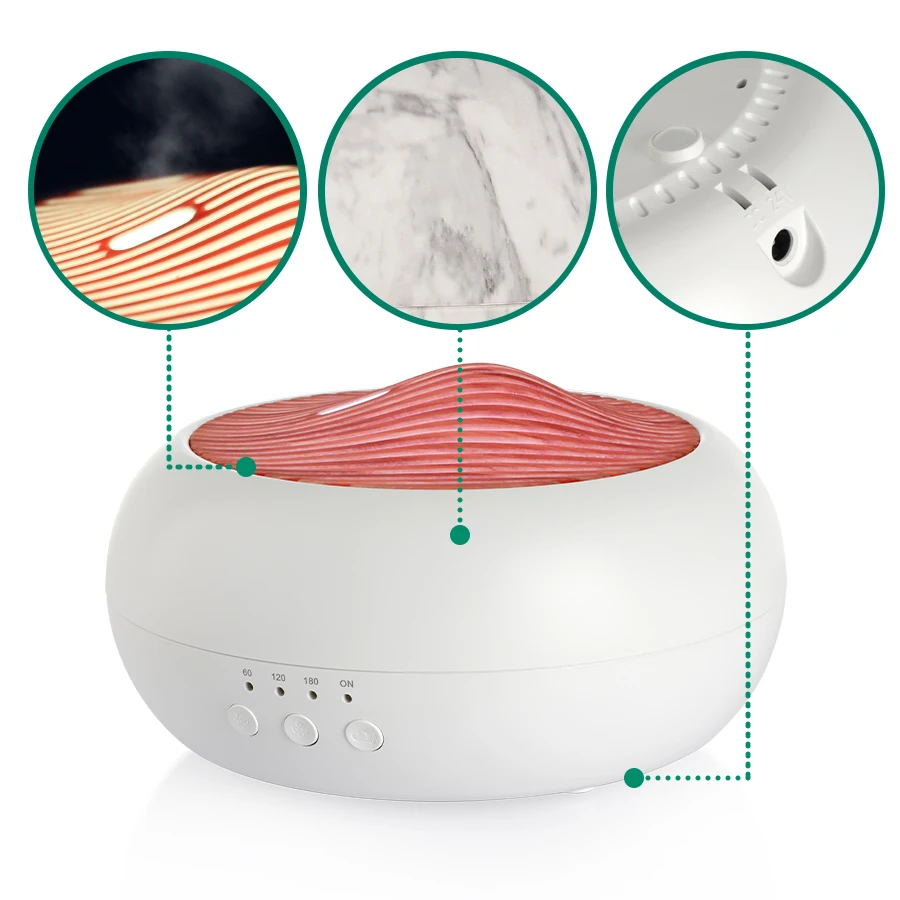 Manufacturer Portable Mini Air Cleaner Cool Mist Humidifier Humificador Ultrasonic Automatic Diffuser