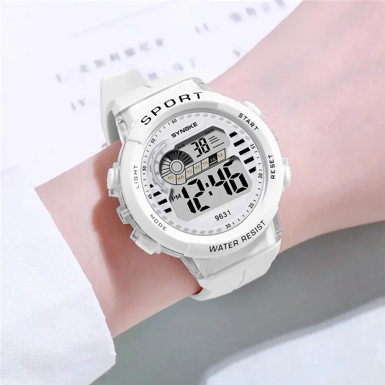 SYNOKE 9631 Fashion electronic Watch For Boys Girls Customized Design Bracelet Kids Waterproof Digital Led Watch Kids Led