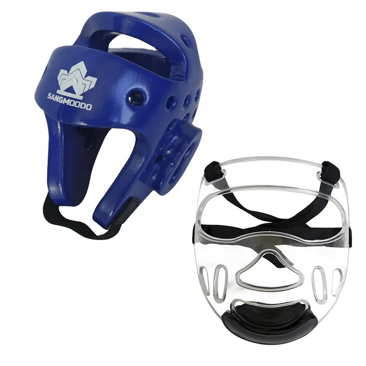 Wholesale high quality transparent martial arts training products equipment taekwondo face