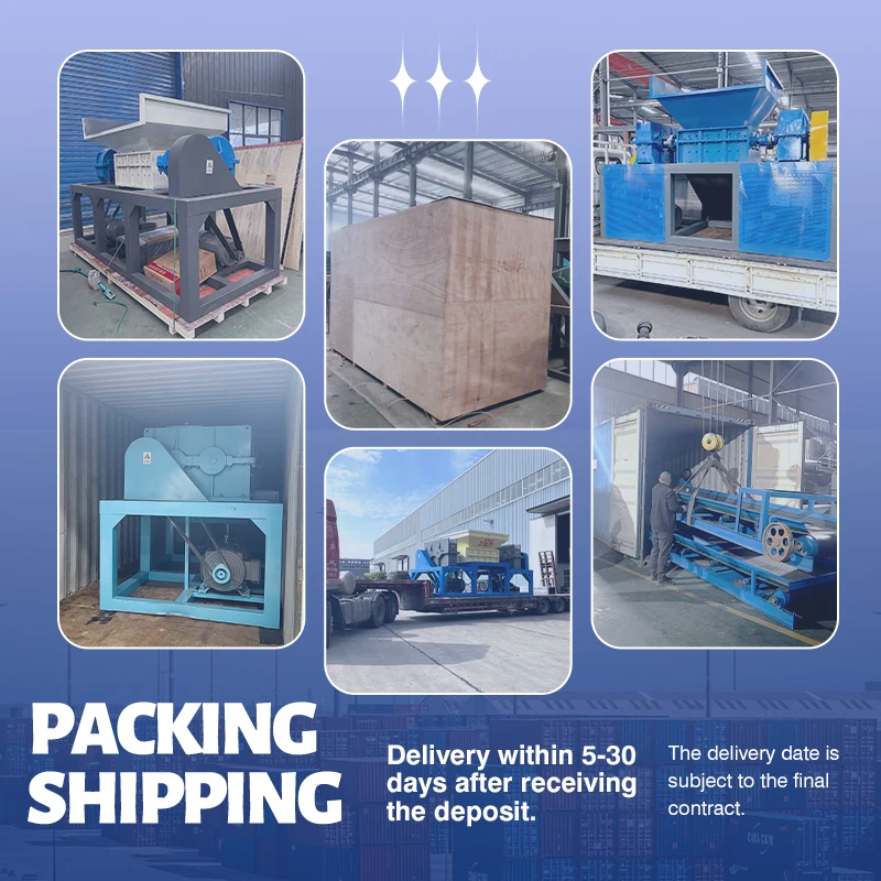 Pipe Barrel Bottle Film Disk Plastic Shredder Recycling Machine PE PP PVC PET Plastic lumps Crusher plastic shredder machine