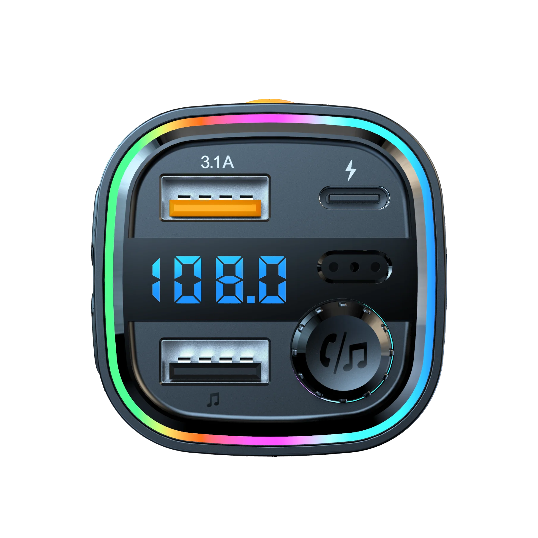 Wireless Car Kit Fm Transmitter Fast Charging Mp3 Car Player Dual USB Car Charger For All Type Mobile Phone Charger