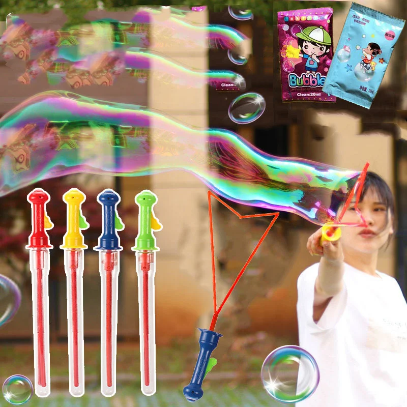 Wedding Sword Plastic Toy Water Soap Wand Stick V Heart Shape Bubbles-Stick Blowing Bubble Tube For Kids