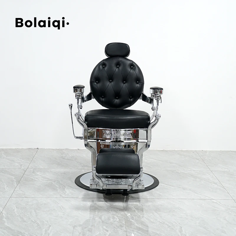 BOLAIQI Modern Height Adjustable Styling Chairs Salon Furniture Barber Shop Commercial Equipment Barber Chair for Shaving
