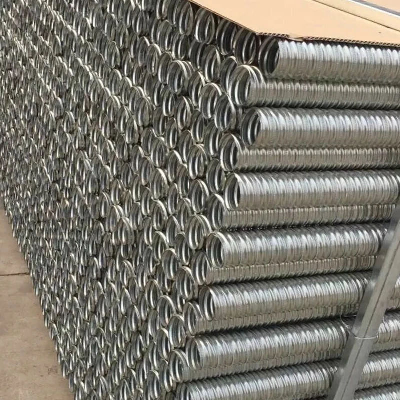 Factory Hot Sale 60mm Round Galvanized Corrugated Duct Pipe
