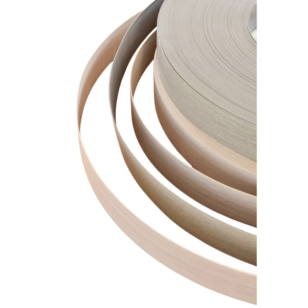 2024 Hot Selling High Quality Wood Grain PVC Edge Strips Factory Direct-Wood Grain Edge Banding Rolls