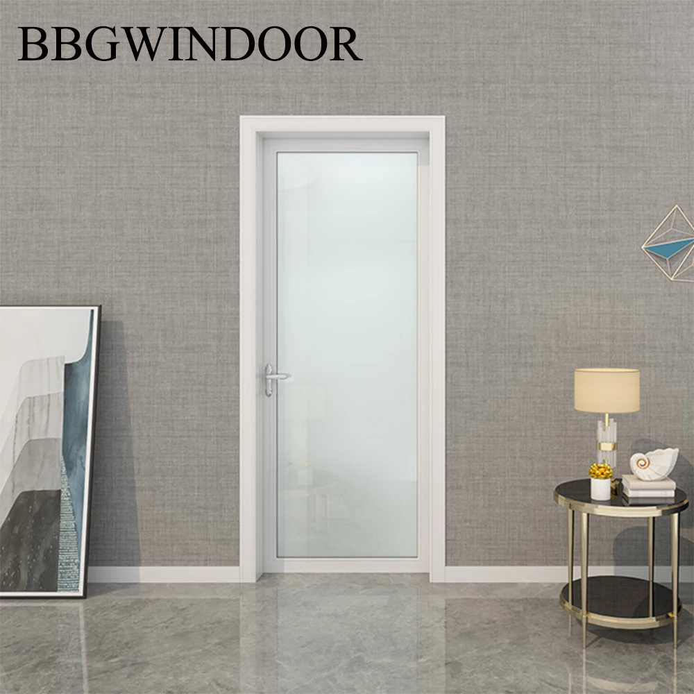 Lukliving break exterior aluminium alloy profile double glass casement doors